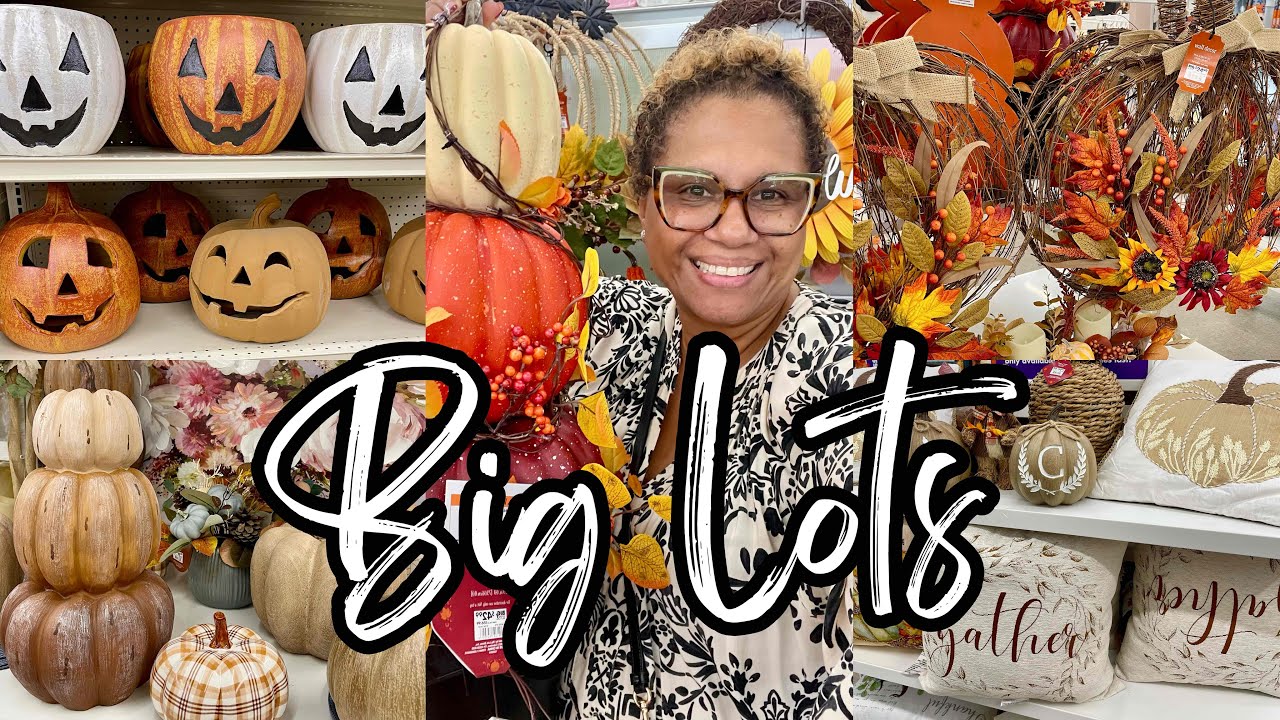 NEW BIG LOTS FALL & HARVEST DECOR 2024 • SHOP WITH ME