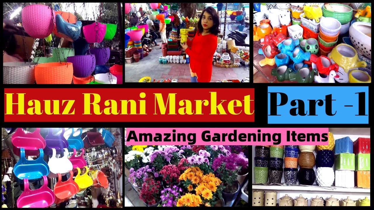 Cheapest Garden Decor Market | Hauz Rani Market | Malviya Nagar | Part- 1 | Shop & Explore