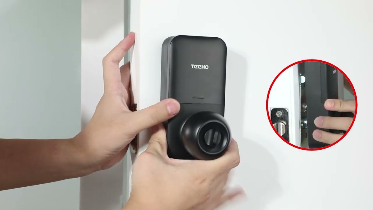 TEEHO Keypad Door Knob -- TE003 Installation Video