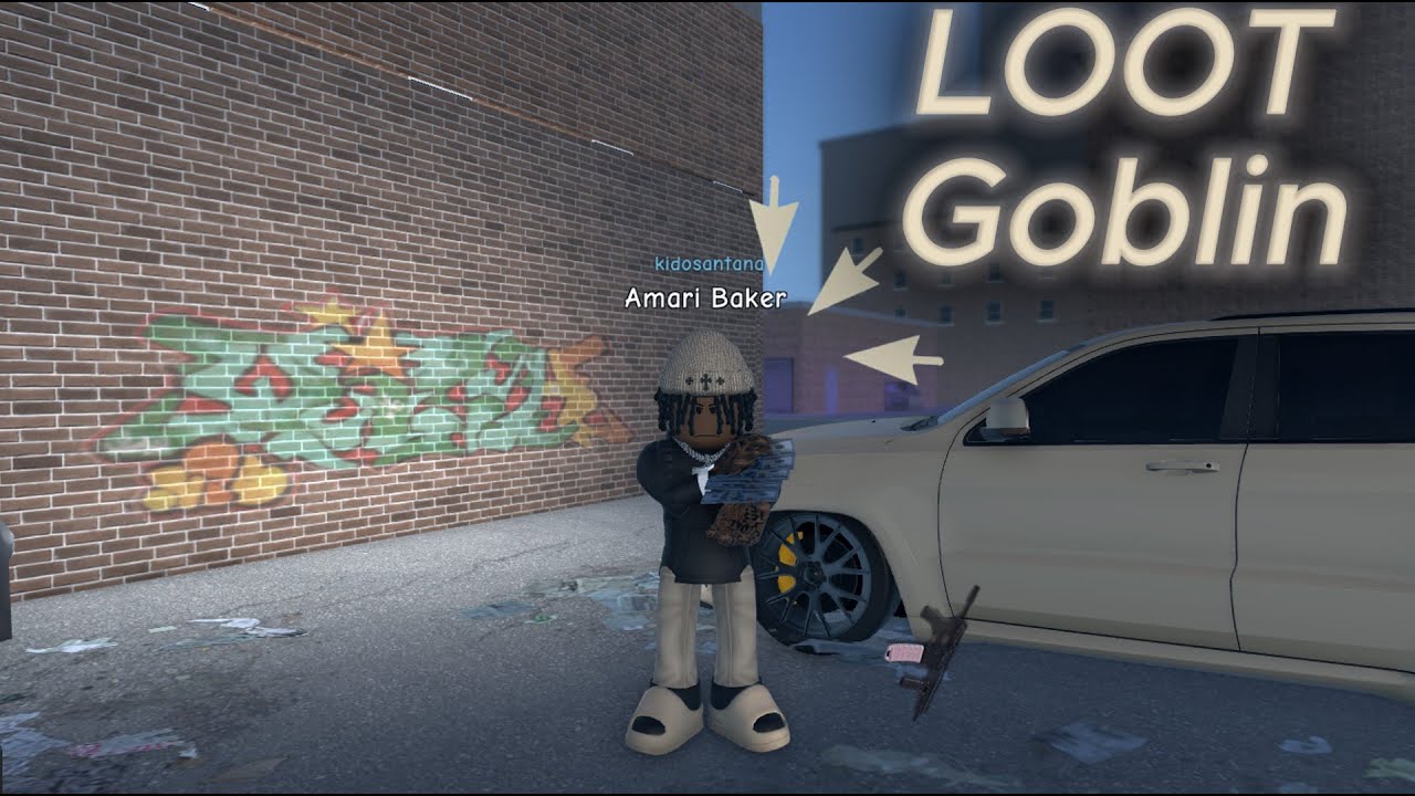 I Slid With the 300 black BINARY as a LOOT Goblin in South Bronx The Trenches Roblox!