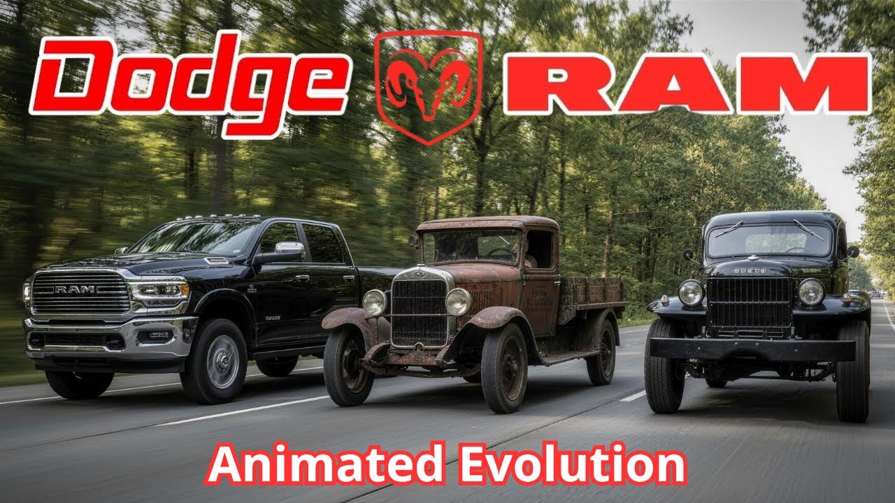 Dodge / Ram Pickup Evolution (1920 Model CC → 2026 Ramcharger)