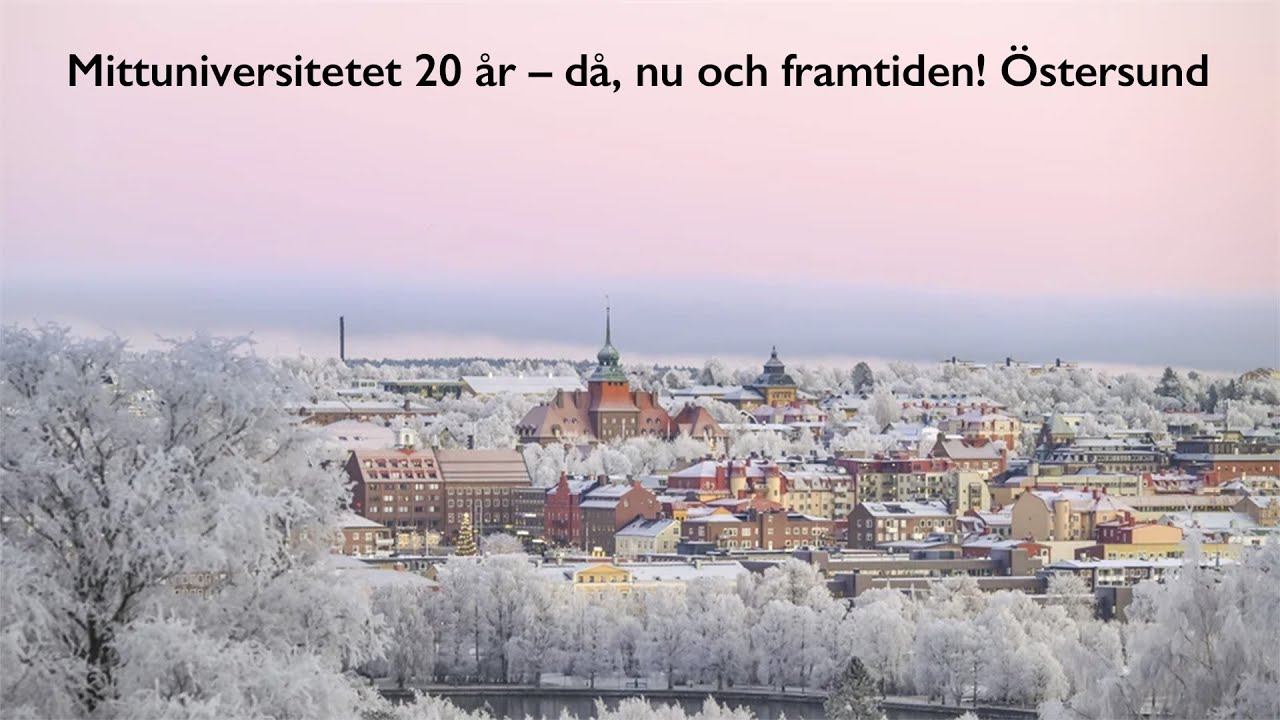 Mittuniversitetet 20 år – då, nu och framtiden! Östersund