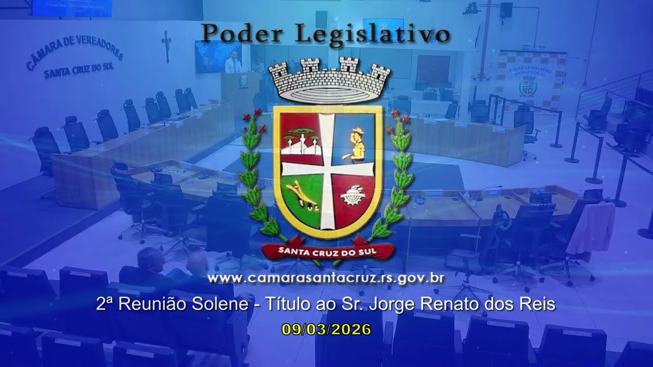 2ª Reunião Solene - Título ao Sr. Jorge Renato dos Reis - 09/03/2026