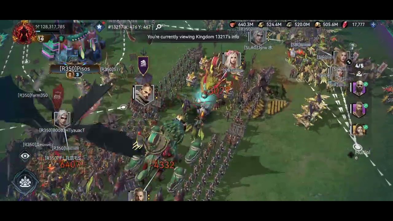 Viking  Rise KvK 6 -  Middle Zone R350 , J8J8 and SlAG Vs Sir ,WlG and fab
