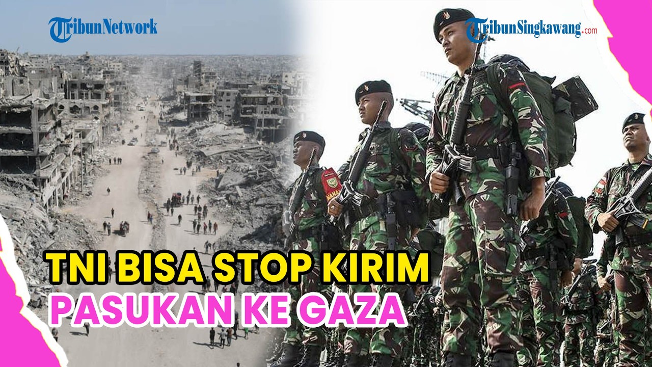 🔺PASUKAN TNI KE GAZA BISA DISTOP KAPANPUN, INI ALASANNYA❗