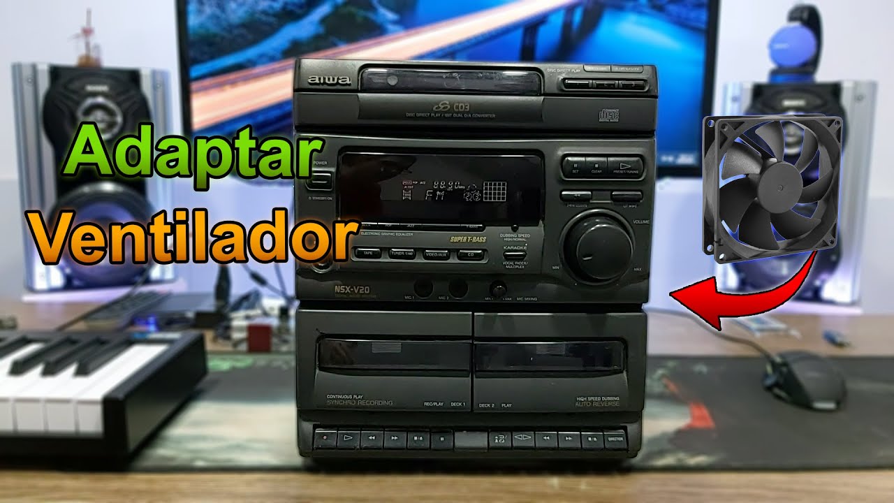Como Adaptar Ventilador a Equipo de Sonido - Mixter Tutoriales