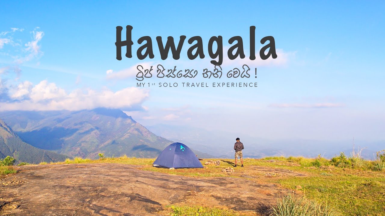 Trip පිස්සො Solo Travel චැනල් එකක් වෙයි 😱 | Solo hiking to Hawagala mountain |  TRIP PISSO