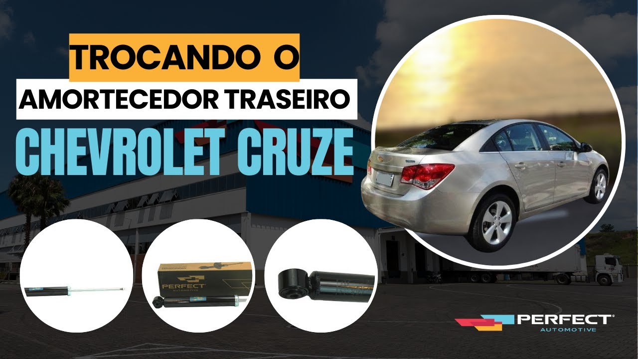 TROCA DO AMORTECEDOR TRASEIRO - CHEVROLET CRUZE