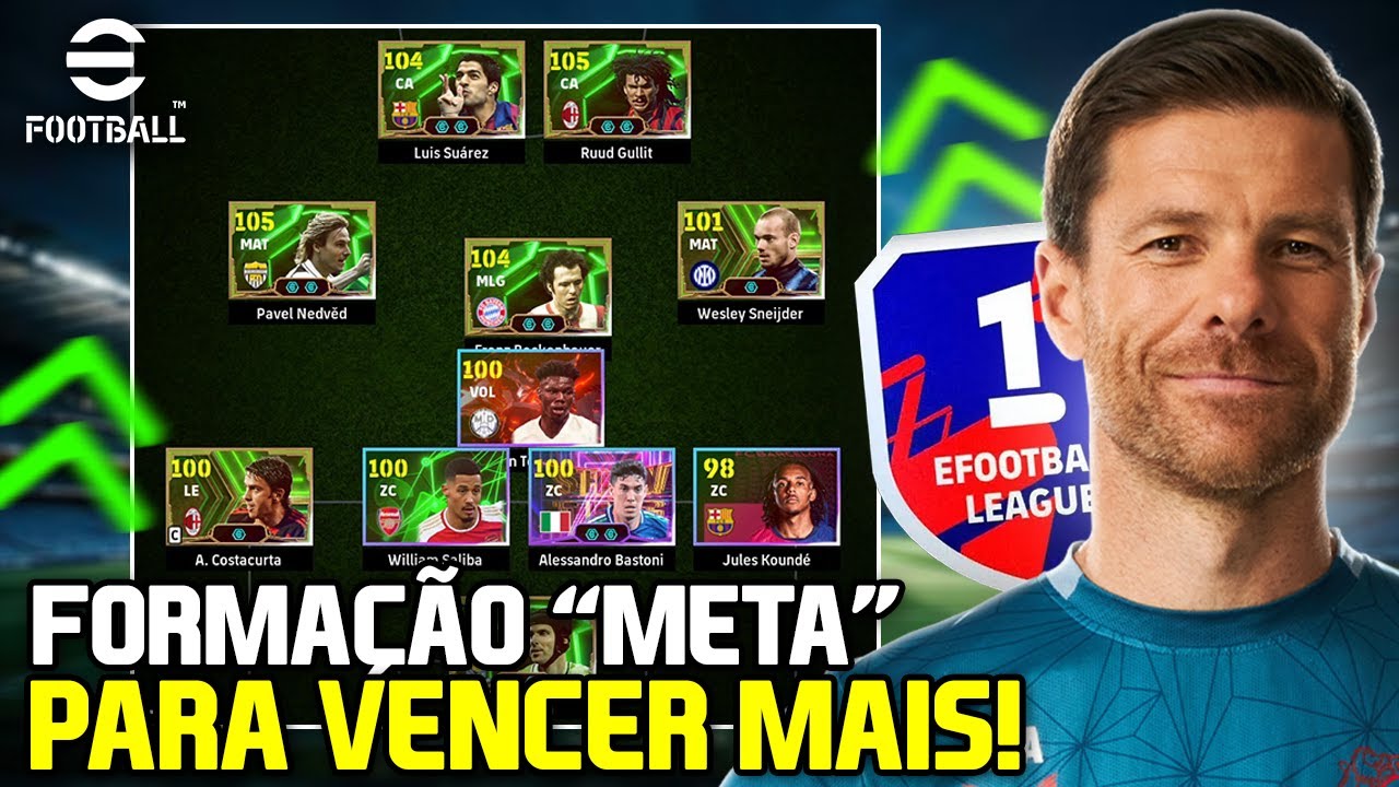 🔥FORMAÇÃO META PARA VENCER MAIS NO EFOOTBALL 2025 | PS5, PS4, XBOX, PC, mobile