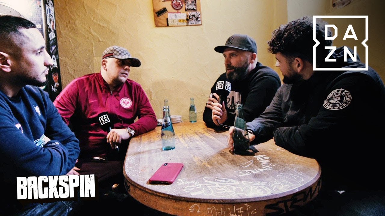 Vega, Celo & Abdi und Niko BACKSPIN im Fußballtalk über Eintracht Frankfurt | DAZN x BACKSPIN #01