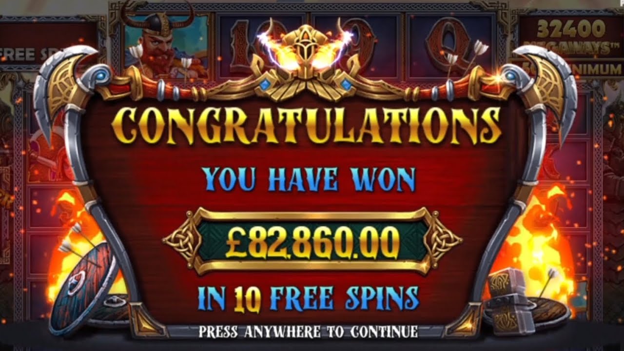 FURY OF ODIN MEGAWAYS - GBP&pound; - BEST WIN OF THE WEEK!