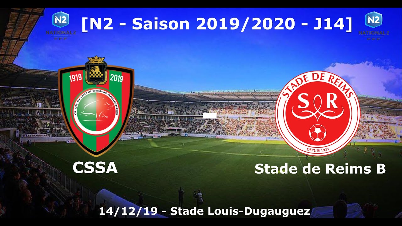 [N2-J14] CSSA - Stade de Reims B résumé