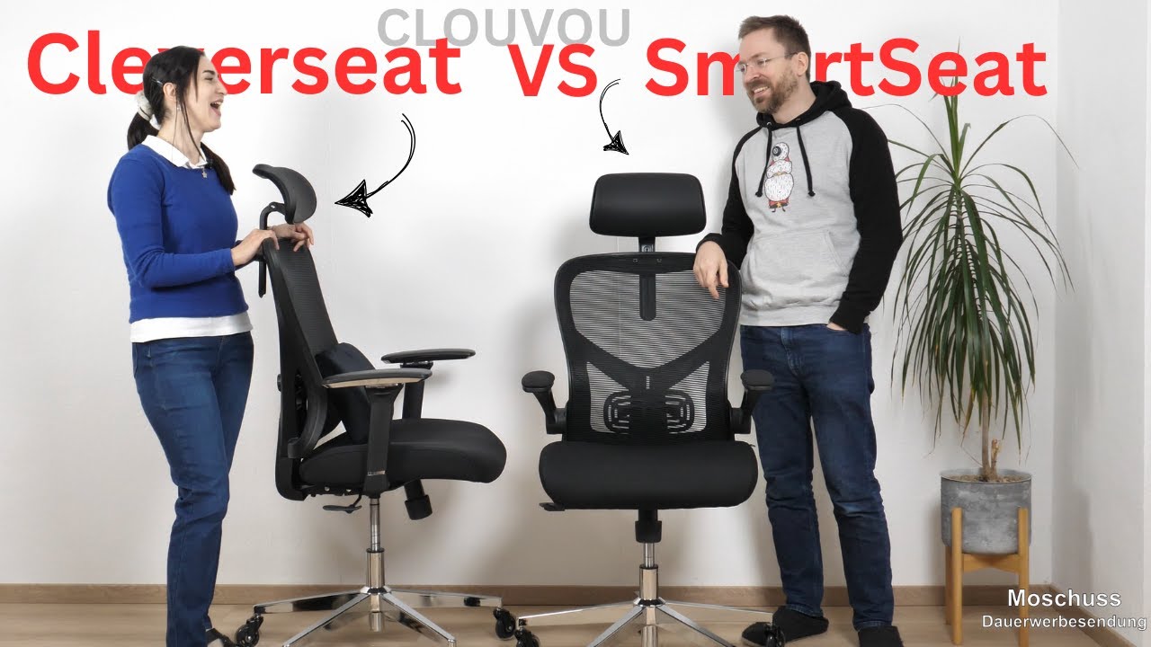 CLOUVOU SmartSeat VS CleverSeat: Zwei begehrte Bürostühle im Vergleich /moschuss feat. Samin