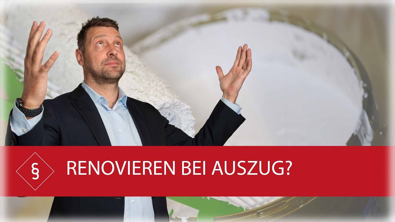 Müssen Wände beim Auszug weiß gestrichen werden?