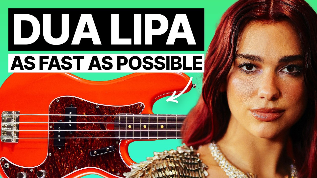 The Who's Bassist Learns DUA LIPA as FAST as possible