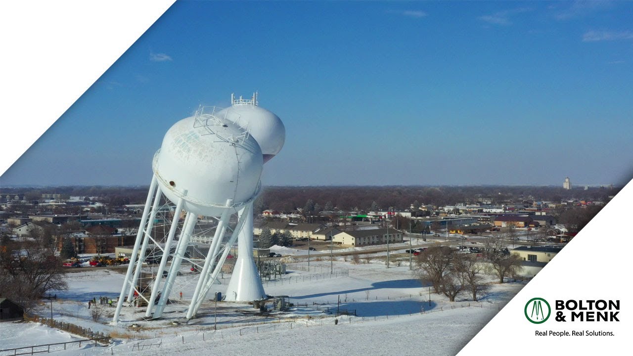 Water Tower Demolition - Spencer, Iowa