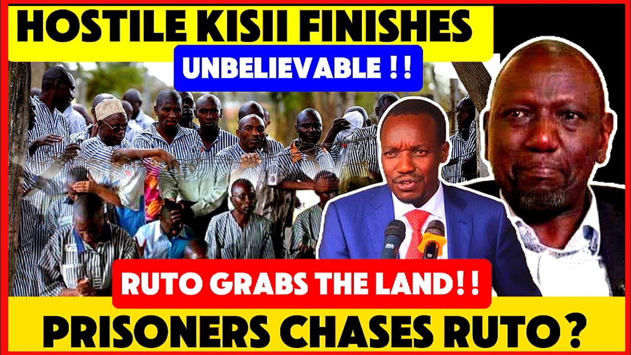 PRISONERS CHASES RUTO IN KISII?? UNBELIEVABLE AS PRESIDENT RUTO GRABS ANOTHER LAND TO BUILD HIS MOLL