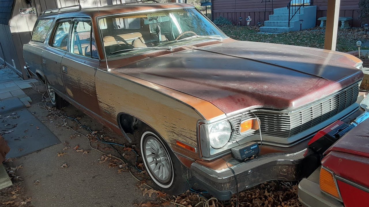 coldstart of the AMC Matador wagon