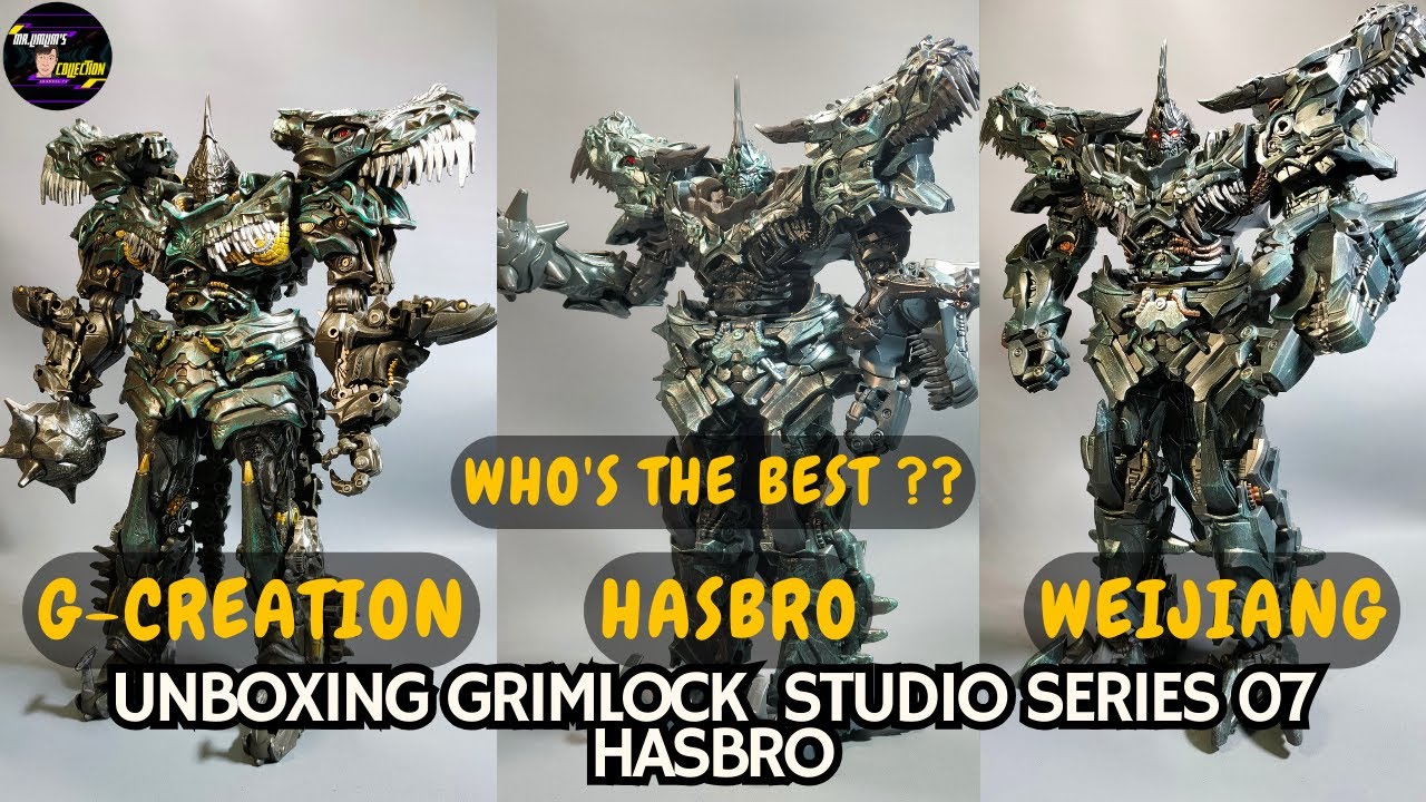 Unboxing Transformers Grimlock Studio Series 07 feat G-creation & Weijiang M06