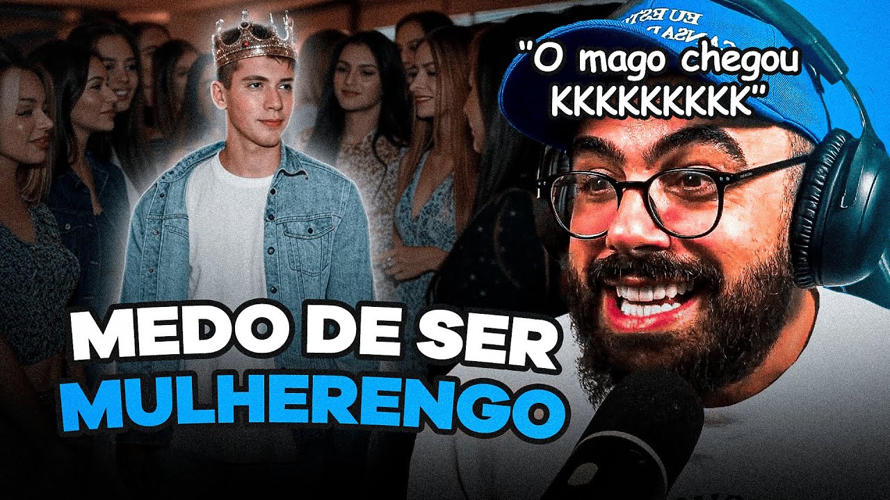 o INCRÍVEL CASO do JOVEM que tem MEDO DE PEGAR FAMA DE MULHERENGO | CORTES do CASTRINHO