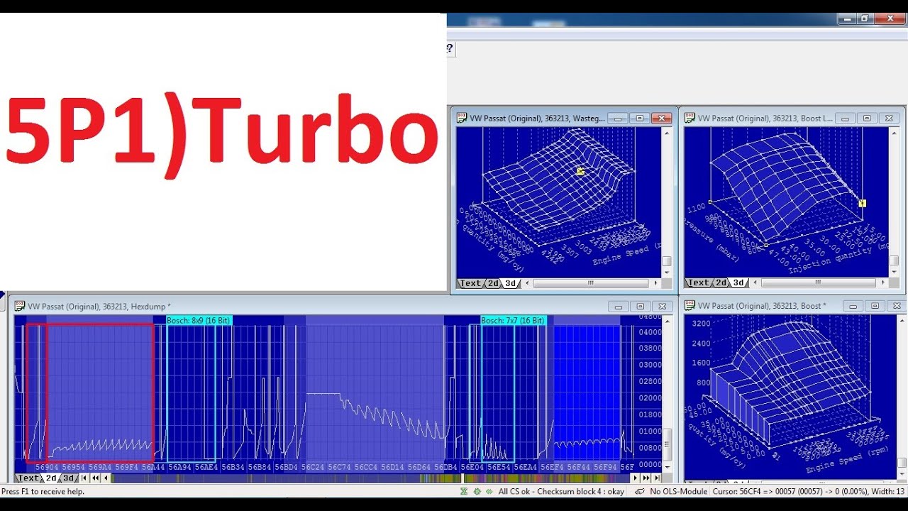 5P1) WinOLS - Les Cartes Turbo- allimmoauto
