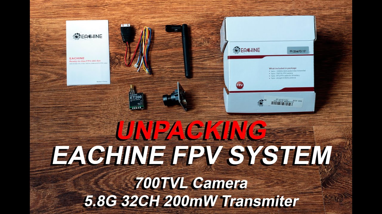 Eachine FPV system (700 TVL, 200mW)