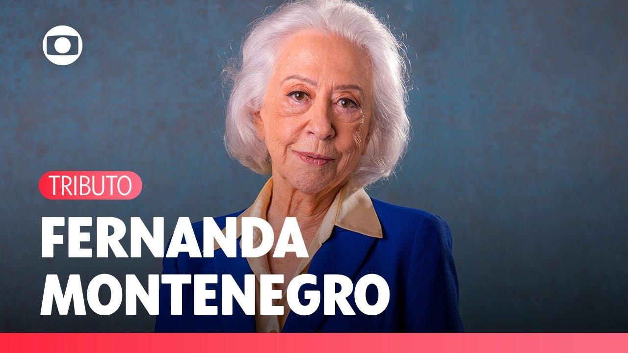 Tributo: vem acompanhar a linda homenagem a Fernanda Montenegro! ✨ | TV Globo