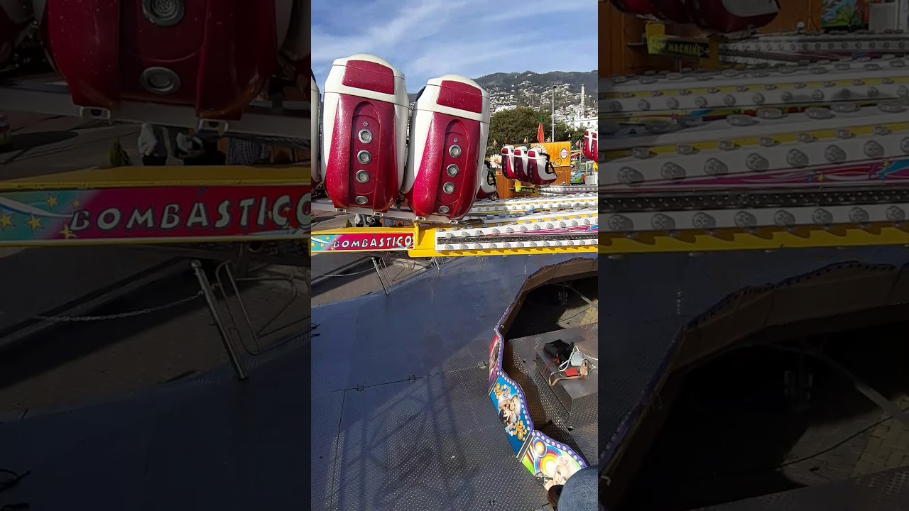Andado do canguru  do parque de diversões
