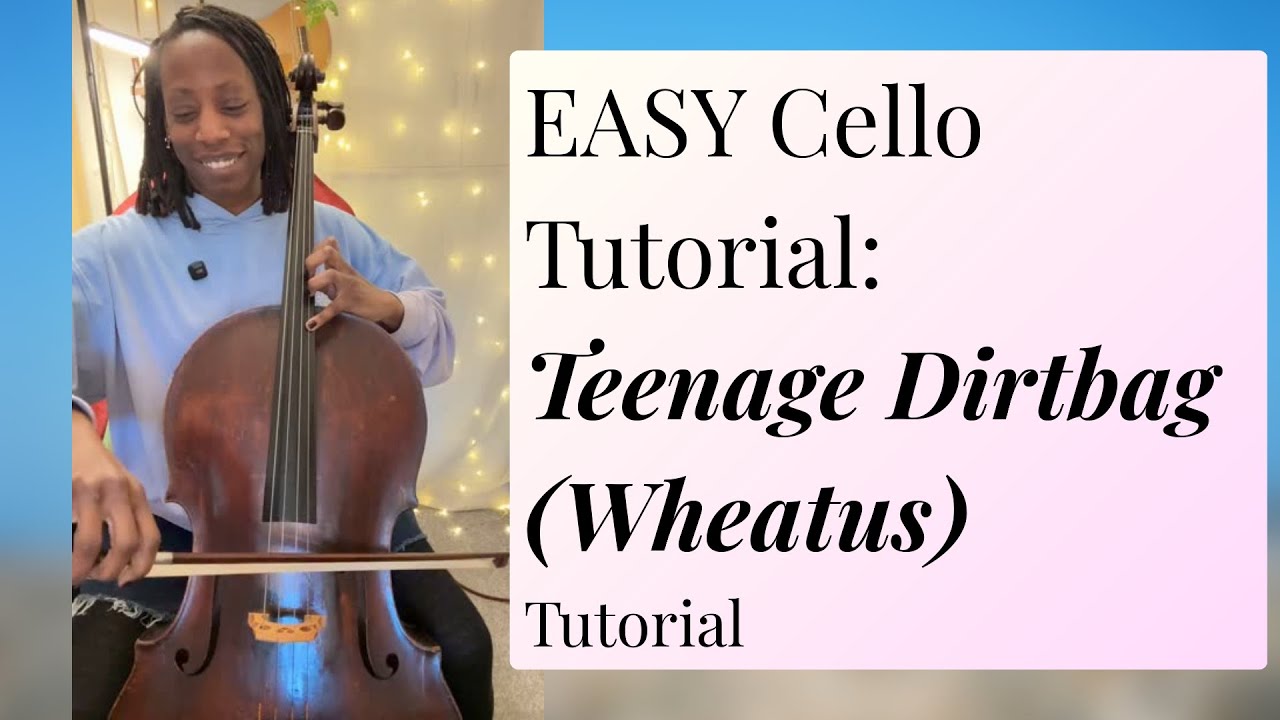 Teenage Dirtbag (Wheatus) - EASY Cello Tutorial