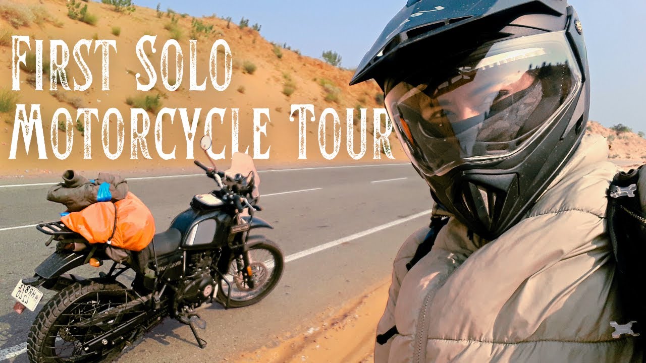 First solo on my motorcycle - 620 KM into Thar Desert