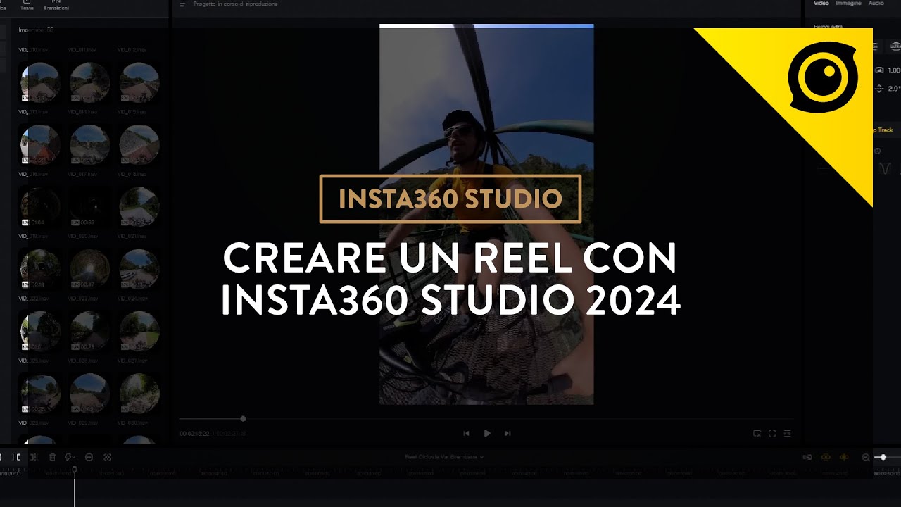 Creare un reel Instagram con Insta 360 Studio