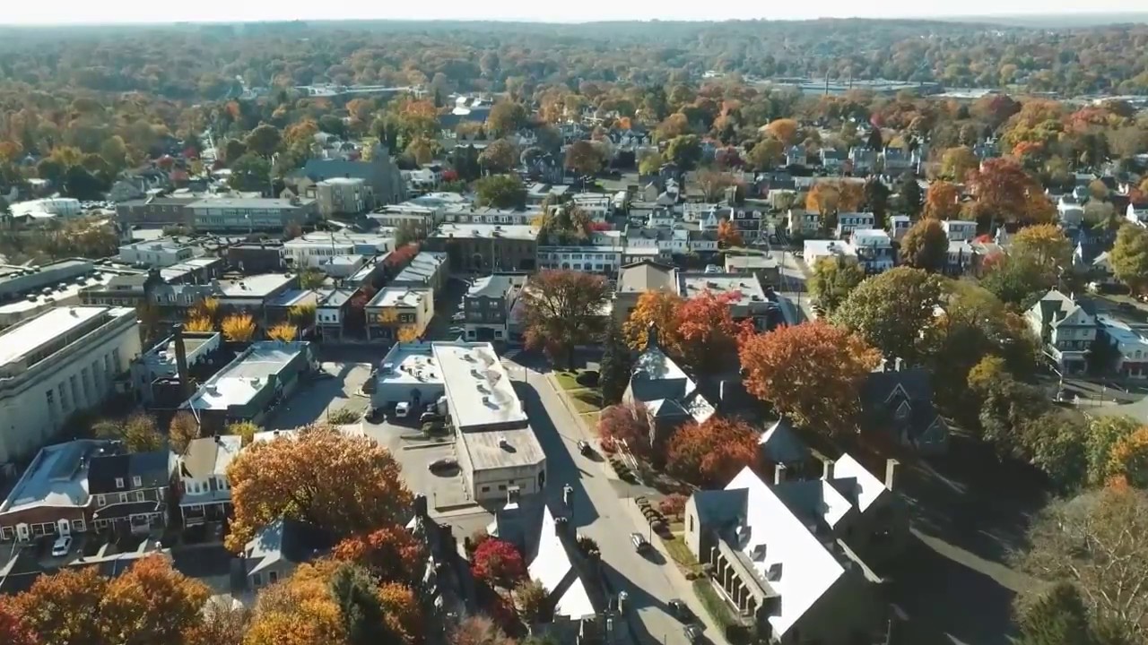 Jenkintown, PA - Autumn (Drone)