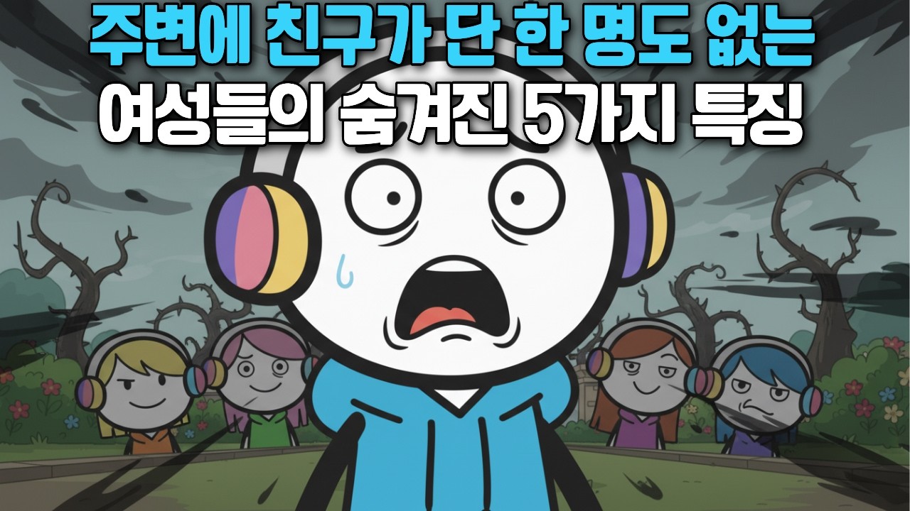 친구가 거의 없는 여자들... 파헤쳐 보니 '소름 돋는' 공통점 5가지