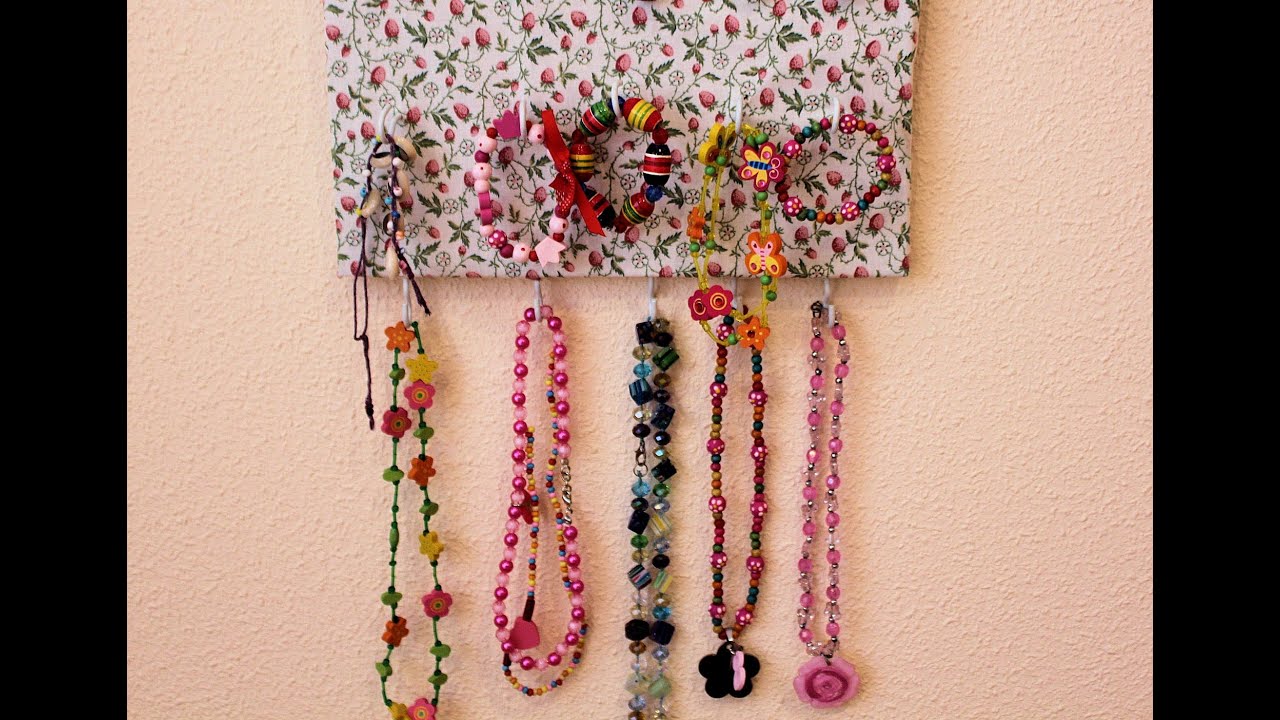 DIY: Organizador de collares, pulseras y anillos