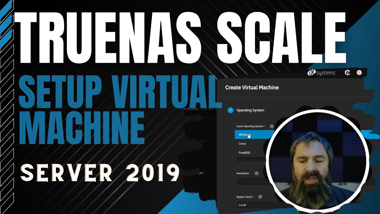 Настройка масштаба TrueNAS для виртуальной машины Windows Server 2019