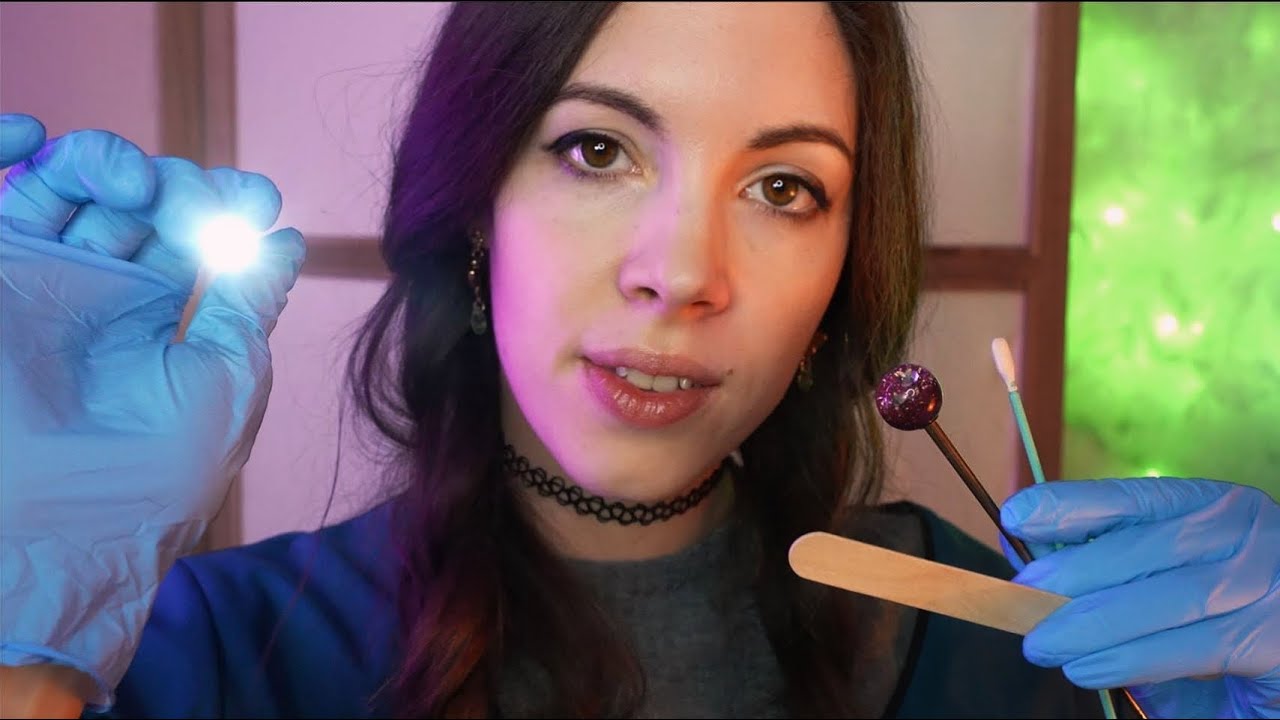 ASMR Relaxing Cranial Nerve Exam (Roleplay)