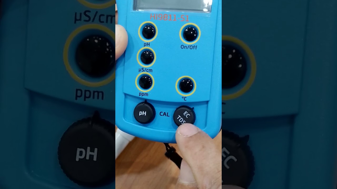 cara kaliberssi  HI9811-51 PH/EC dan Tds meter merek Hanna .