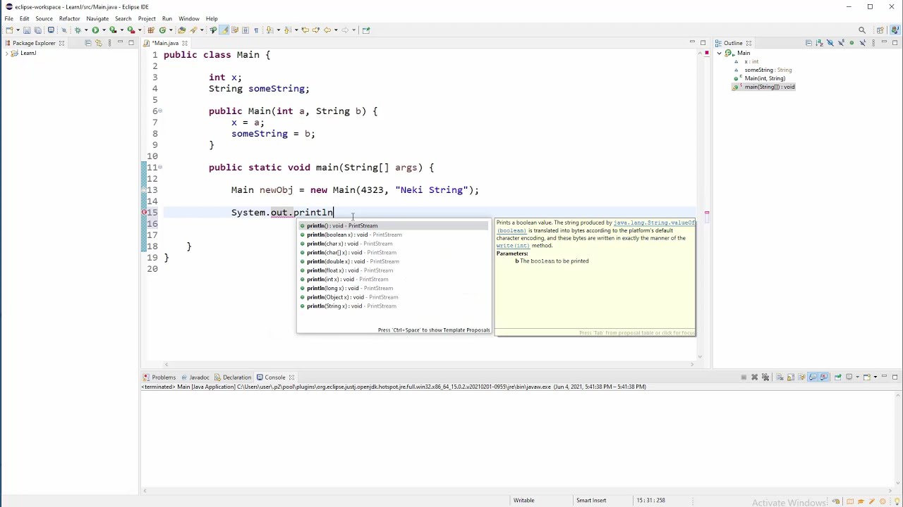 Java OO Programiranje - 25 - Konstruktori