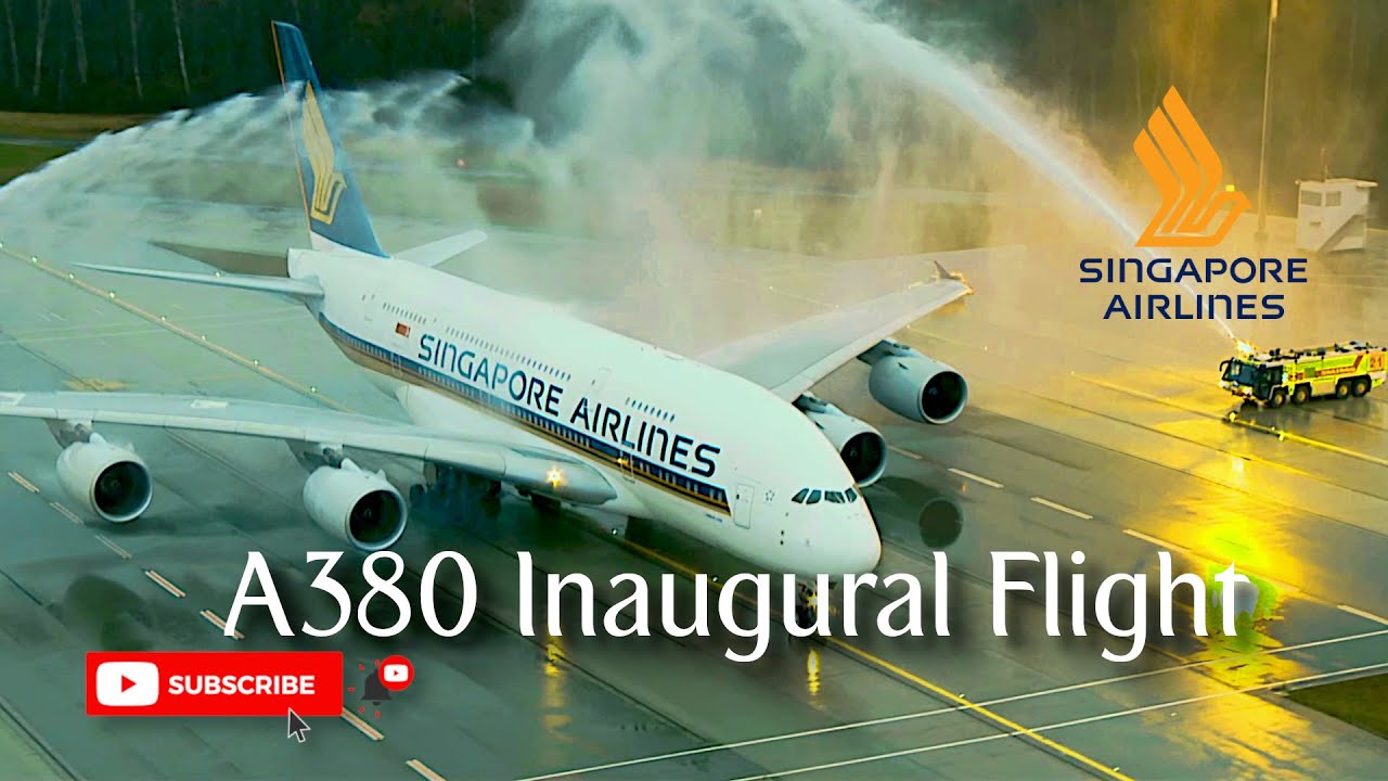Singapore A380 | Inaugural Flight | Zurich Airport