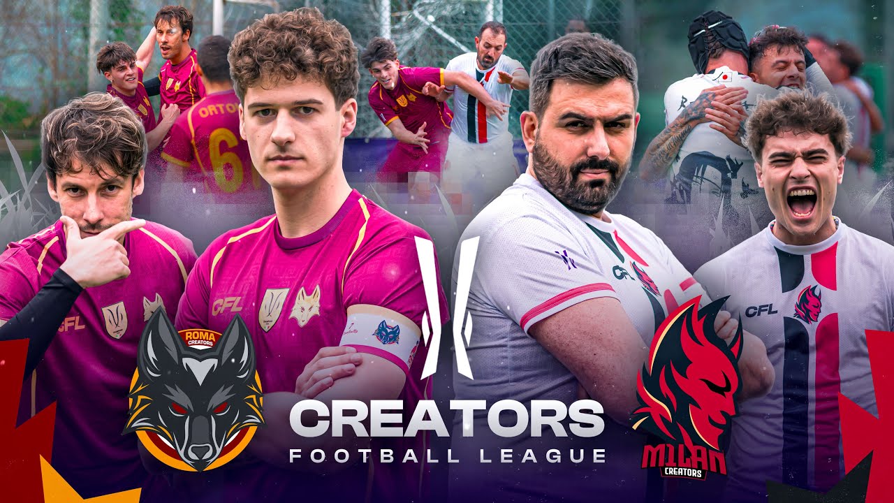 ROMA - MILAN 🏆 CREATORS FOOTBALL LEAGUE OPEN CUP | GIORNATA 1