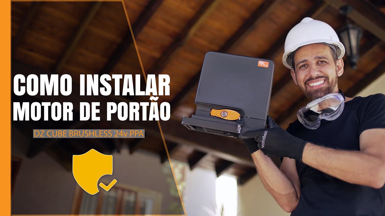 COMO INSTALAR MOTOR DE PORTÃO PPA COM WIFI - DZ CUBE