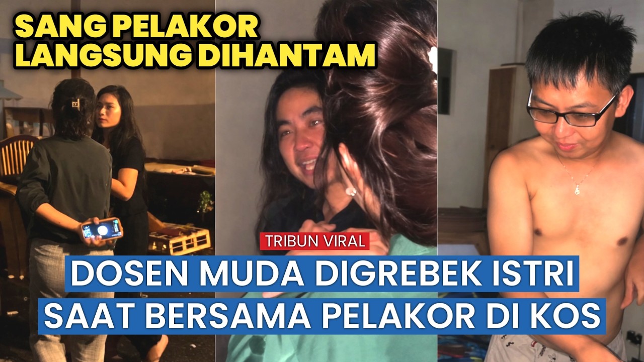 Viral, Dosen Muda Diduga Selingkuh dengan Tetangga, Digerebek Istri Sah di Kos
