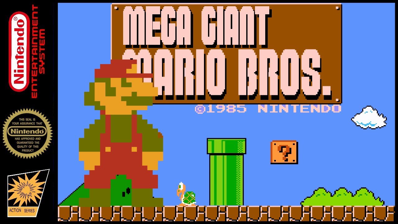 MEGA GIANT MARIO BROS. - Hack of Super Mario Bros.[NES]