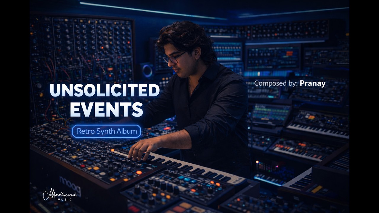 UNSOLICITED EVENTS | Retro Synthwave Album (Analog Synth Instrumental) – Madhuram #synthwave