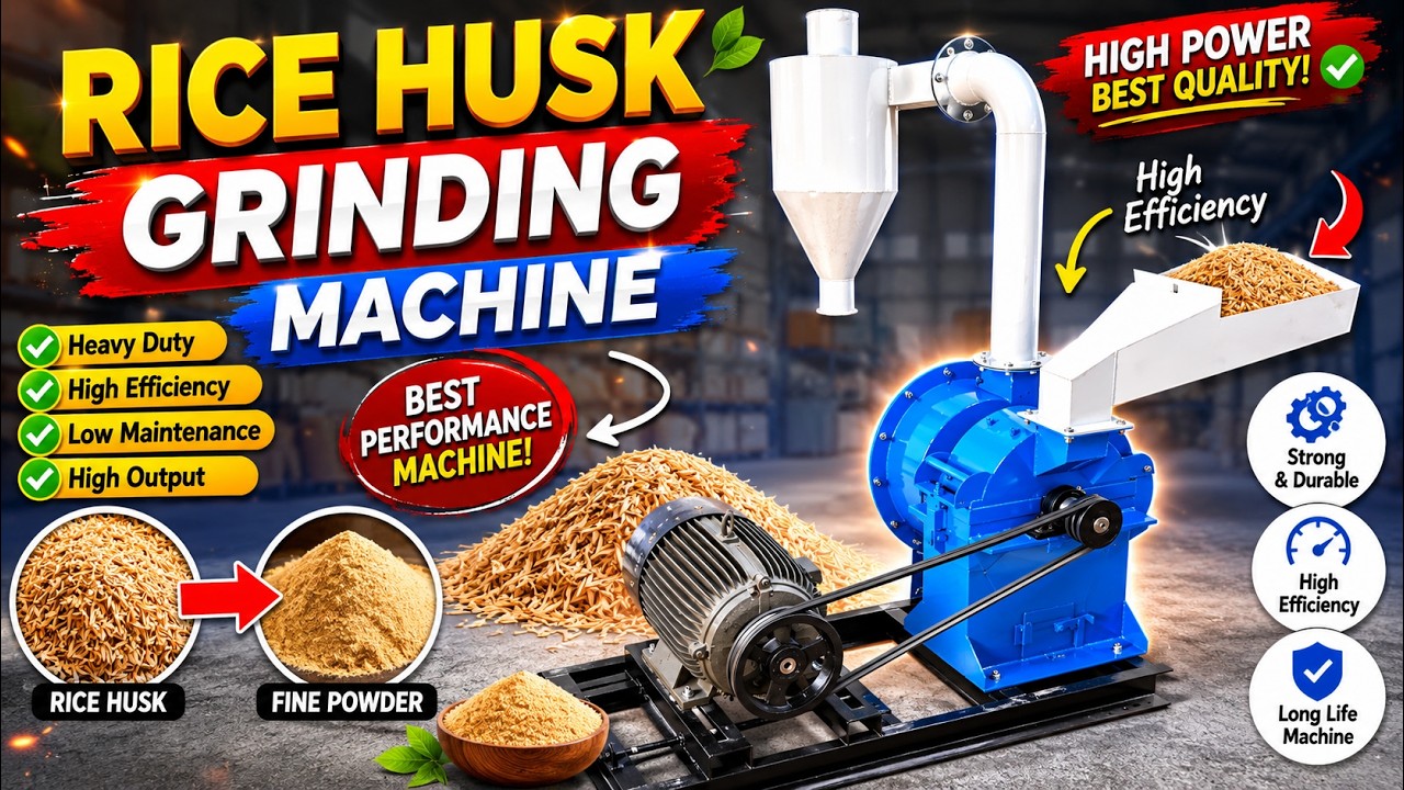 Rice Husk Grinding Machine, Grinding Machine For Peddy, Mini rice Husk Grinder, Dhan Ki Bhusi Ko Pis