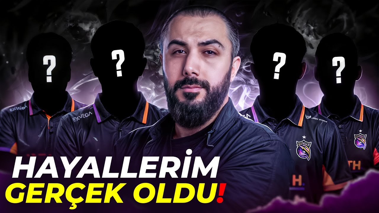 EN BÜYÜK HAYALİM GERÇEK OLDU! YENİ LOL TAKIMIM!?