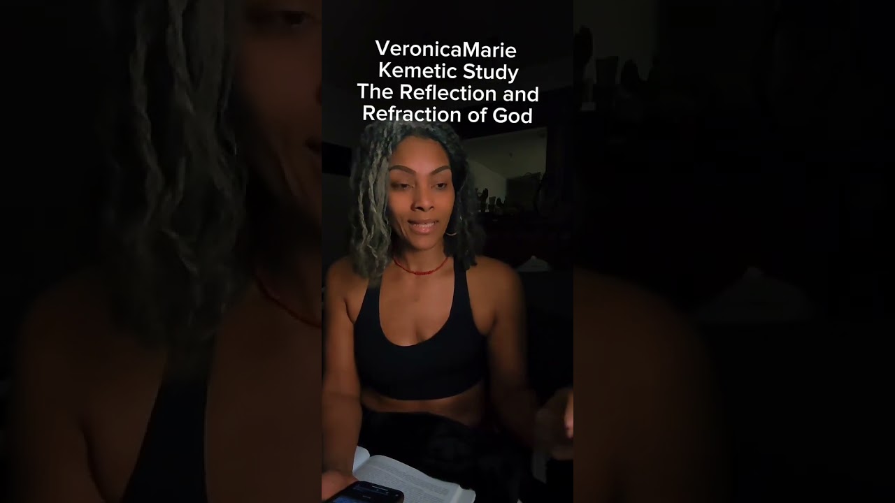Kemetic Study reflections or refraction of God. All is mental. Reading Kemetic Yoga Dr Muata Ashby