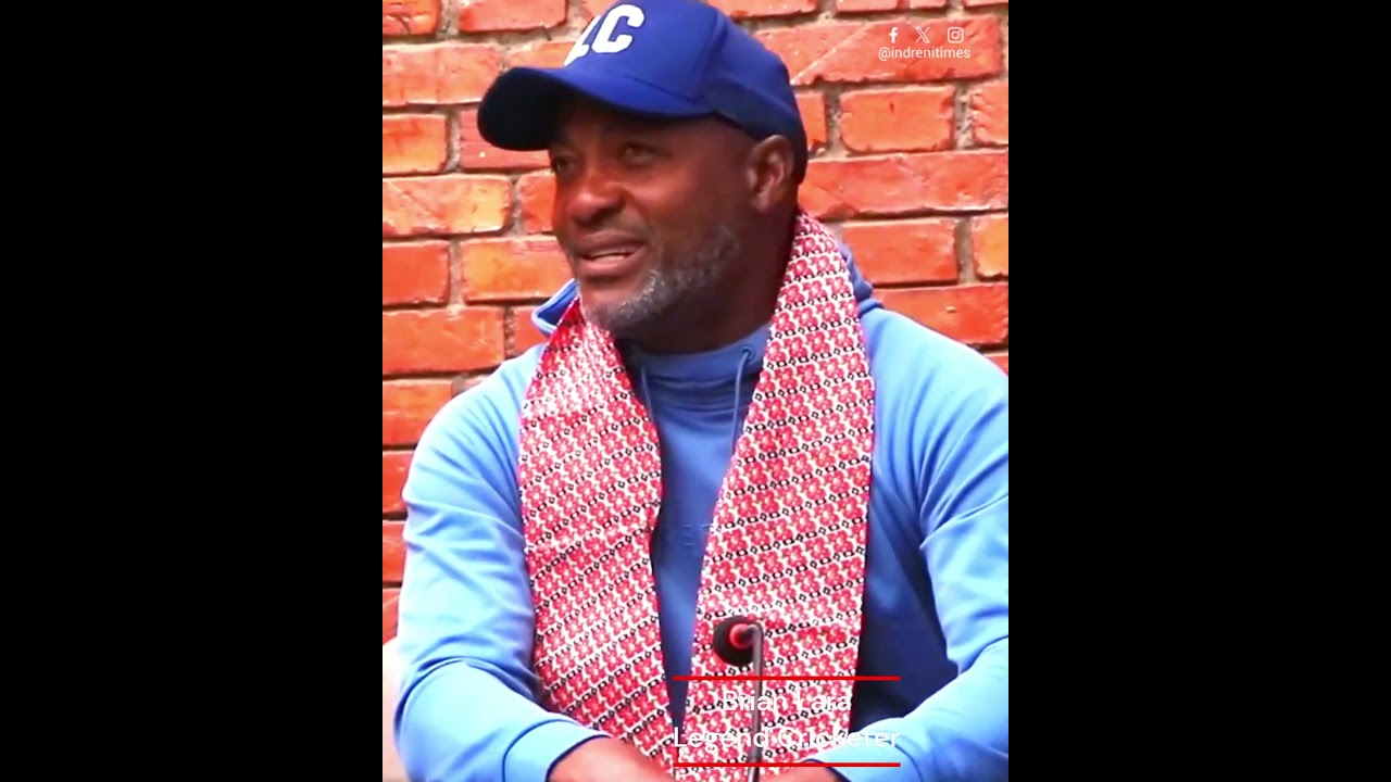 How to you 400* not out ? the Brian LARA Said :