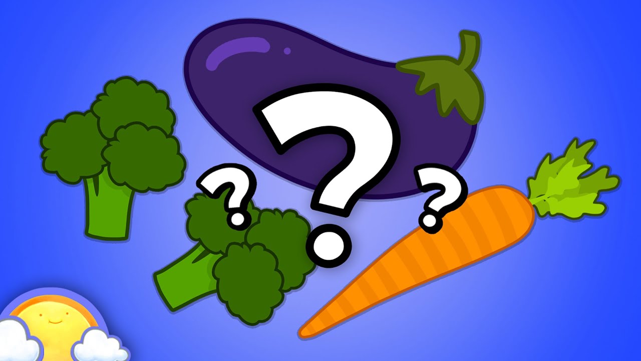 Vegetable Guessing Game for Kids! | CheeriToons