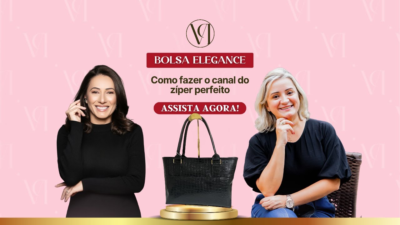 Como fazer o canal de ziper perfeito , Bolsa Elegance